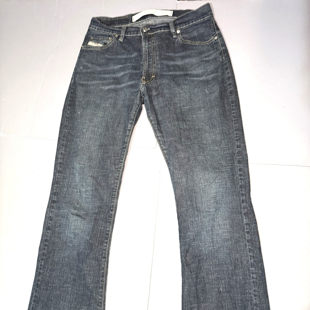 Diesel Fanker Jeans 29 32 Boot Cut Blue Denim Y2k Vintage Italy Faded Med Wash